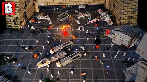 Epic LEGO Star Wars Battle! Yavin 4 Rebel Base + AT-AT - LEGO Vlog