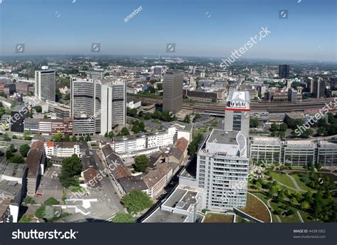 Panorama Ofthe City Center Of Essen In Germany. Essen Is Together With The Ruhr Area European ...