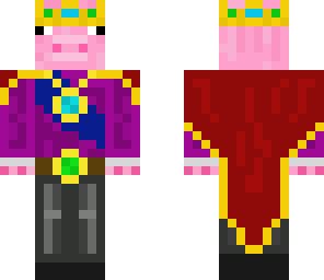 Pig With Crown | Minecraft Skins