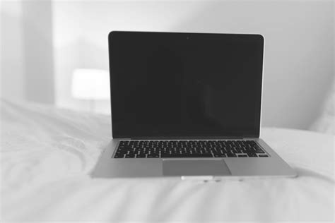 Free stock photo of bed, computer, macbook