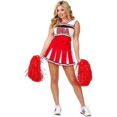 Cheerleader USA Women's Adult Halloween Costume - Walmart.com