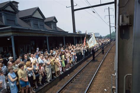 Watching Robert F. Kennedy's Funeral Train Pass By: Old Photos, 1968 ...