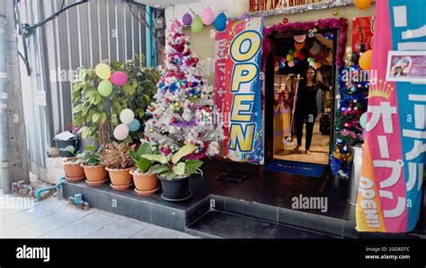 Christmas Decorations in Bangkok Thailand Asia Stock Photo - Alamy