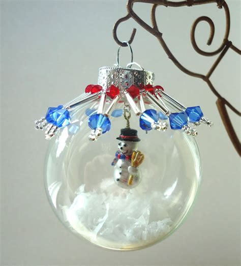 Snowman ornament | Diy christmas ornaments, Christmas ornaments to make, Clear glass ornaments