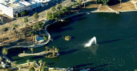 Body Recovered From MacArthur Park Lake - CBS Los Angeles