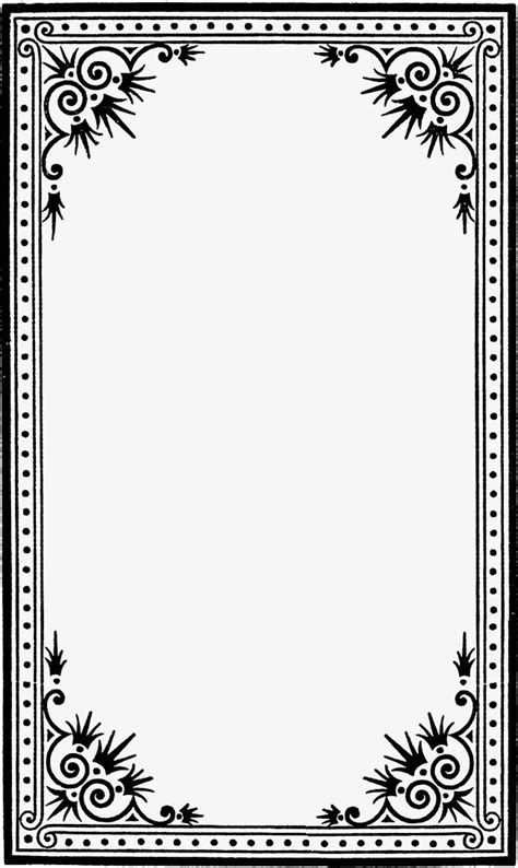 Black And White Border PNG Images, Frame, Album Border, Album PNG ...