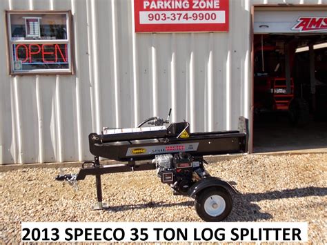 Parking Zone 82: 2013 SPEECO 35 TON LOG SPLITTER - $1650 OBO