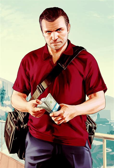 Michael (Grand Theft Auto 5) | Grand theft auto, Grand theft auto artwork, Grand theft auto series