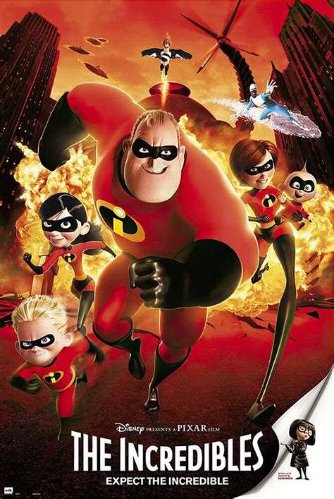 The Incredibles - Disney / Pixar Movie Poster / Print (Regular Style ...