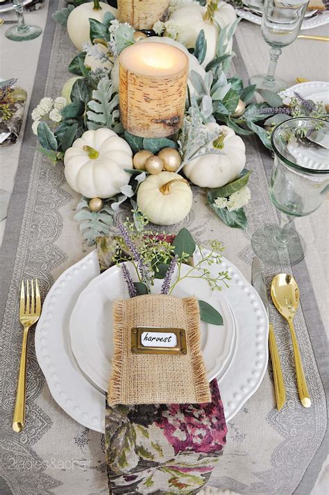 40 Amazing Place Setting Ideas To Elevate Your Thanksgiving Table ...