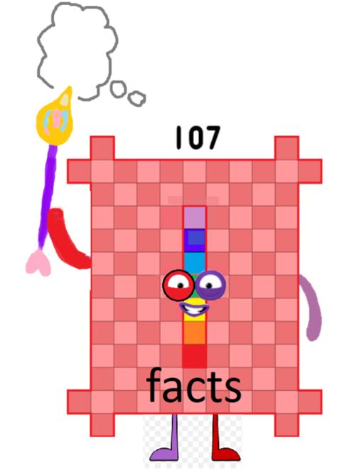 Numberblocks 107 by smutis on DeviantArt