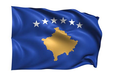 Kosovo Waving flag Realistic Transparent Background 15309511 PNG