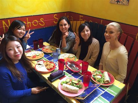 Awesome students eating great Mexican food at lunch! :) Oct.13, 2016 | Step by Step Proficiency ...