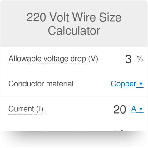 what size wire for 220 volt 20 amp - Wiring Work