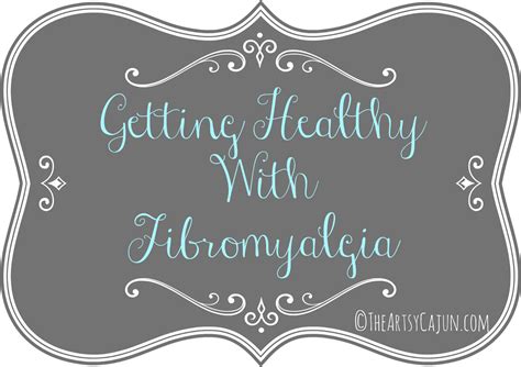 Download Getting Healthy With Fibromyalgia The Artsy Cajun Png - Every ...