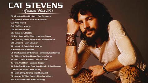 Cat Stevens Greatest Hits Full Album - Folk Rock And Country Collection 70's/80's/90's - YouTube ...