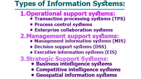 Management Information System Support