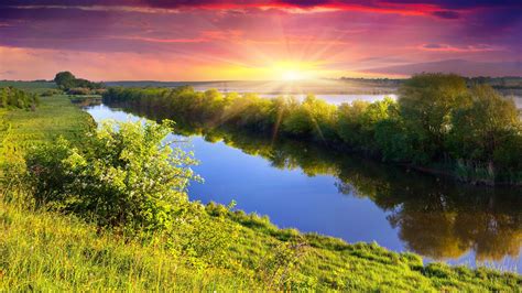 Scenery River Ultra HD 4k wallpaper - UHD-Wallpapers.Net | Sunset ...