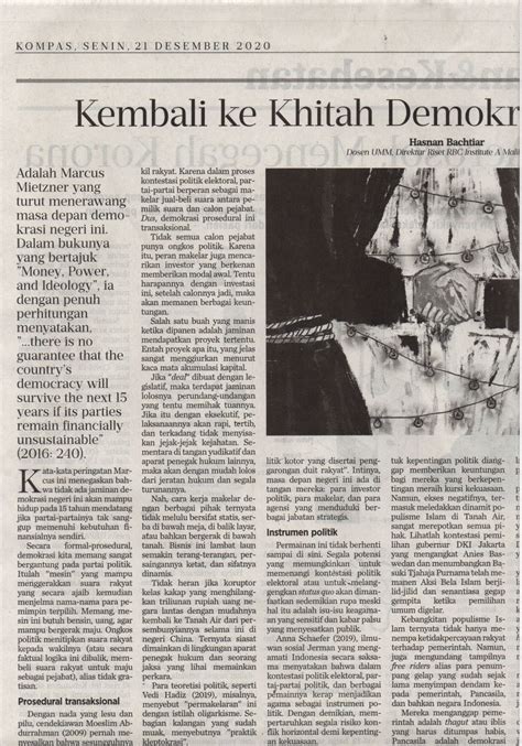 Arsip: November 2022 - Kompas Cetak - UMM dalam Berita Koran Online | Universitas Muhammadiyah ...