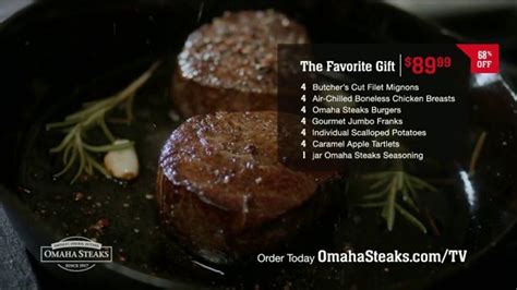 Omaha Steaks TV Spot, 'Holidays: The Sound of a Simple Gift: 68% Off ...