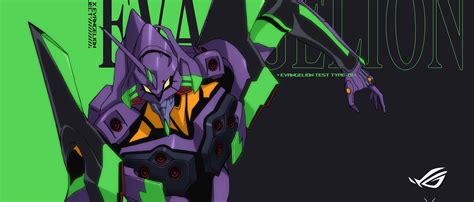 3840x1644 Resolution 4K ROG x EVANGELION 3840x1644 Resolution Wallpaper - Wallpapers Den