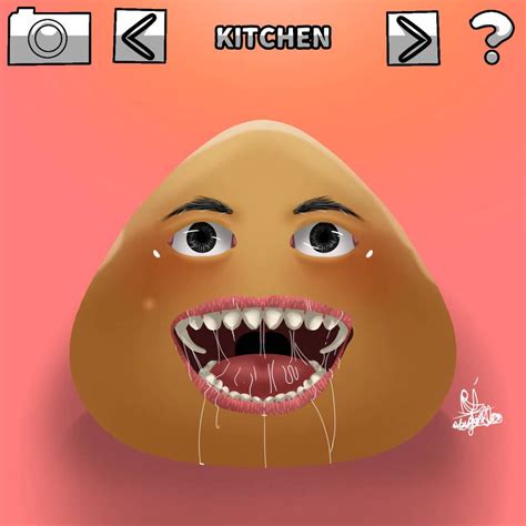 Pou's hungry! by MixxuAkeXD on DeviantArt