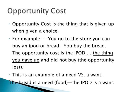 Opportunity Cost - Online Accounting