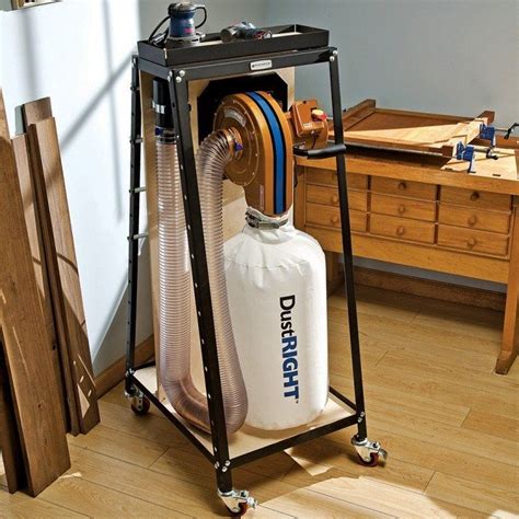 Dust Right Wall-Mount Dust Collector, 650 CFM in 2020 | Woodworking shop, Woodworking tutorials ...