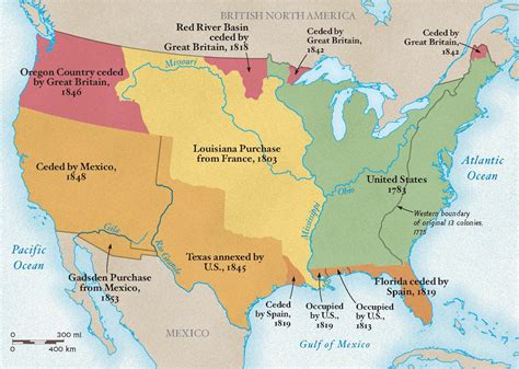 Territorial Gains by the U.S.