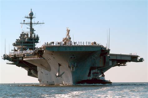 Uss John F. Kennedy (cv 67) Arrives At Naval Air Station Pensacola, Fla ...