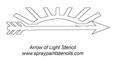 arrow-of-light-stencil.gif 1,200×656 pixels | Arrow of lights, Arrow of light plaque, Arrow of ...