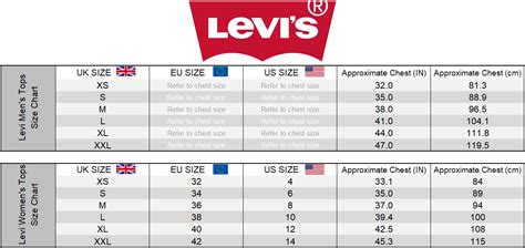 Levi Size Chart For Women Images, Photos | Mungfali