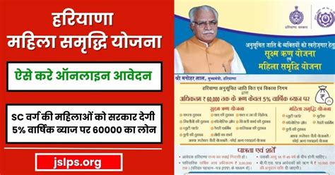 हरियाणा महिला समृद्धि योजना 2024 | Haryana Mahila Samridhi Yojana ...