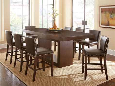 Antonio Extendable Rectangular Counter Height Dining Table from Steve Silver (AT700PB-AT700PT ...