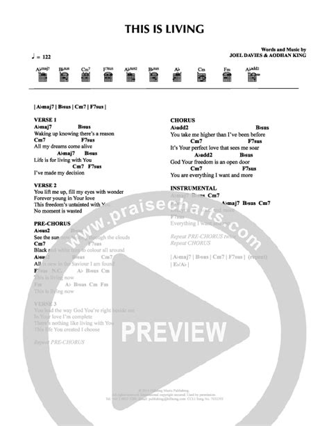 This Is Living Chords PDF (Hillsong Kids) - PraiseCharts