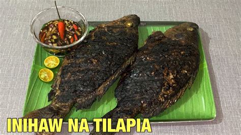 PAANO MAGLUTO NG INIHAW NA TILAPIA | GRILLED TILAPIA RECIPE | FISH RECIPE - YouTube