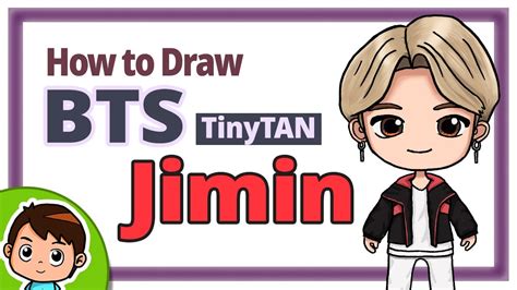 How to draw BTS Jimin | TinyTan | Magic Door | Chibi drawing step by step - YouTube