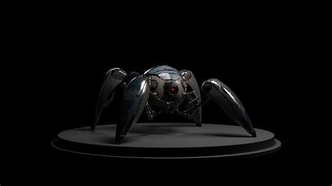 Spider Robot rigged free 3D model rigged | CGTrader