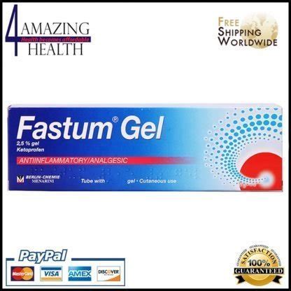 Fastum Gel - Ketoprofen 2.5% - $16.99 - [BUY NOW] Amazing4Health.com