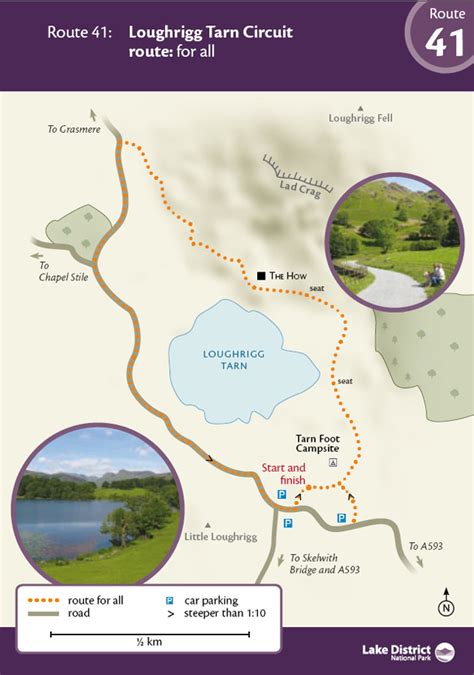 Miles Without Stiles 41: Loughrigg Tarn Circuit : Lake District ...