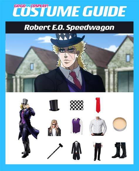 Robert E.O. Speedwagon Costume - DIY Guide for Cosplay & Halloween | Cosplay, Jojo bizzare ...