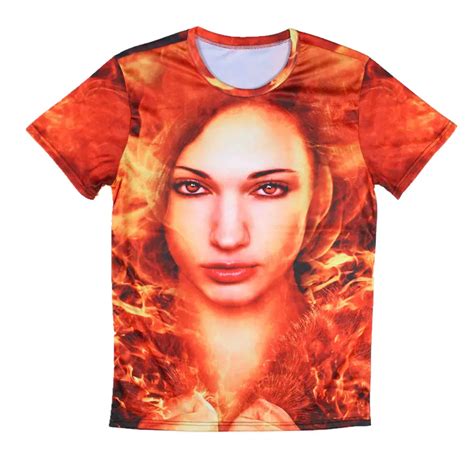 High Quality Cool 3D All Over Printing Fire T Shirt Mens XXXL 4XL New Arrival Cotton Cheap T ...