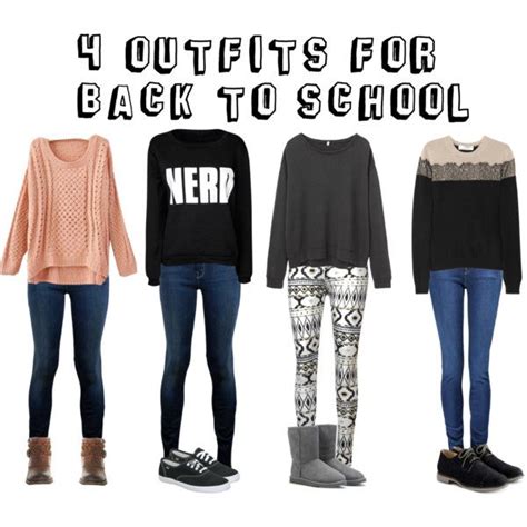 4 Back to School Outfits | Emily Inspiration | Pinterest | School outfits, Outfits and Back to ...