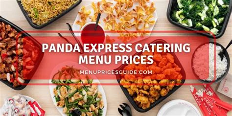 Panda Express Catering Menu 2024