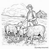 Shepherd Coloring Pages  Free & Printable sketch template