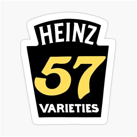 "Heinz 57" Sticker for Sale by LeilaniHintz | Redbubble