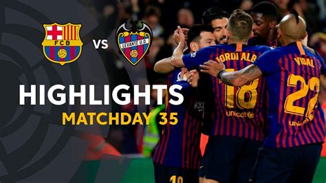 Highlights FC Barcelona vs Levante UD (1-0) - YouTube