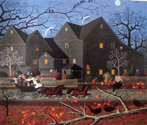 Solve Hellraisers On Halloween {Charles Wysocki} jigsaw puzzle online with 168 pieces