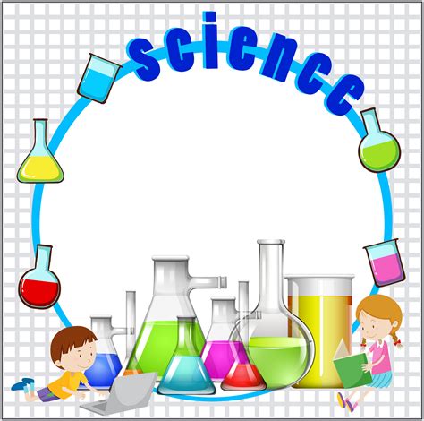 Border design with science equipment 454946 Vector Art at Vecteezy