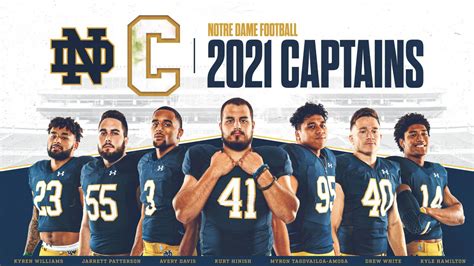 Irish Name Captains for 2021 Season – Notre Dame Fighting Irish ...